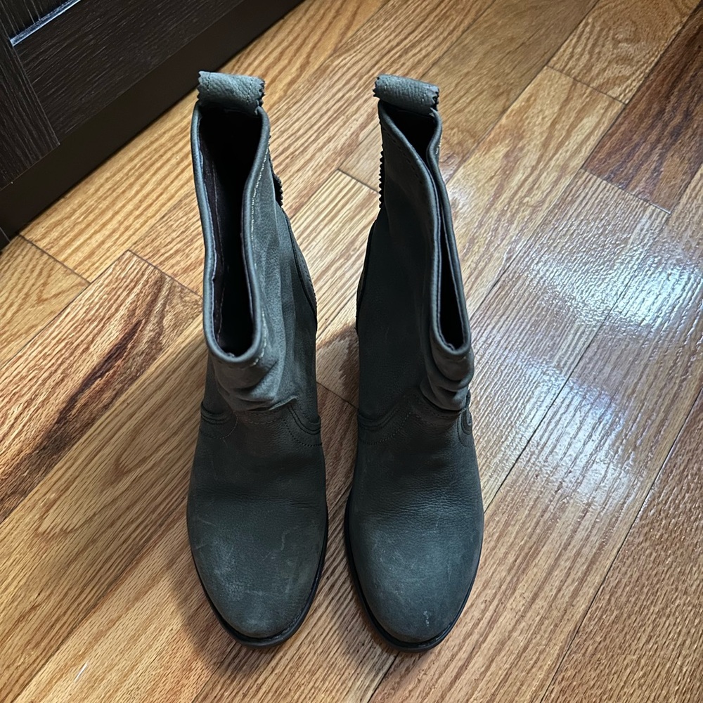 Leather Booties - image 3